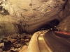 Road through the rock at Grotte de Mas d\'Azil